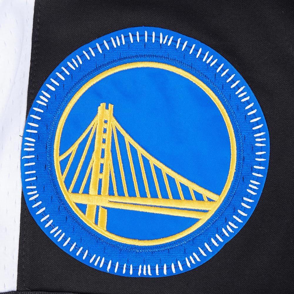 imagePro Standard NBA Mens Mens NBA DIY Pick Stitch Cotton Double Knit Athletic ShortBlack