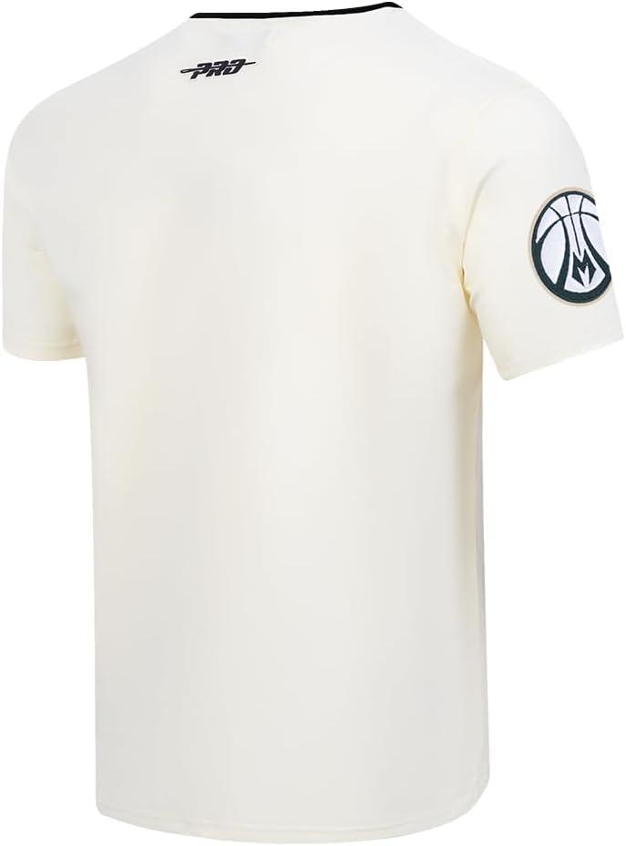 imagePro Standard NBA Mens Mens NBA Modern Originals Cotton Short Sleeve TeeEggshell Black