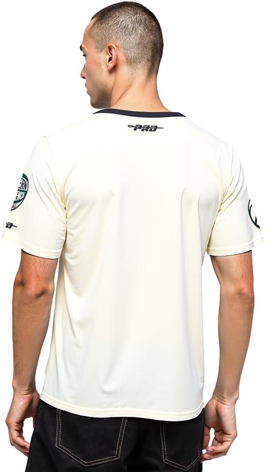 imagePro Standard NBA Mens Mens NBA Modern Originals Cotton Short Sleeve TeeEggshell Black