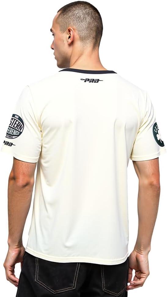 imagePro Standard NBA Mens Mens NBA Modern Originals Cotton Short Sleeve TeeEggshell Black
