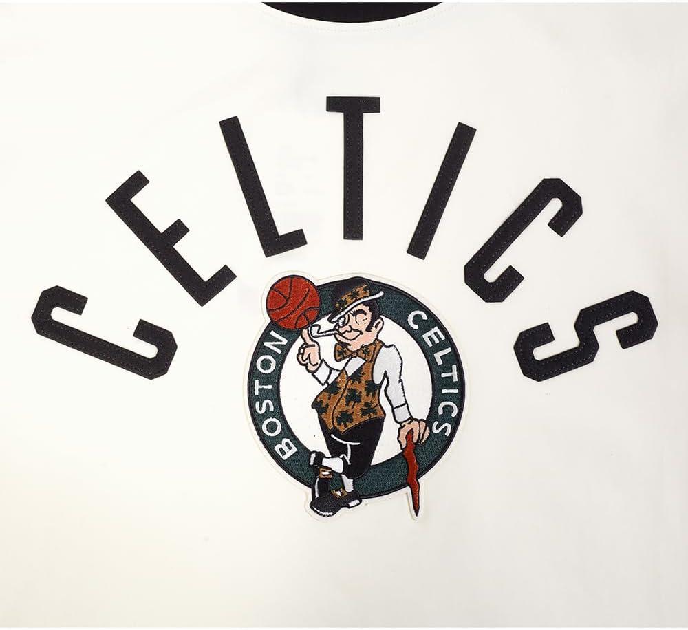imagePro Standard NBA Mens Mens NBA Modern Originals Cotton Short Sleeve TeeEggshell Black