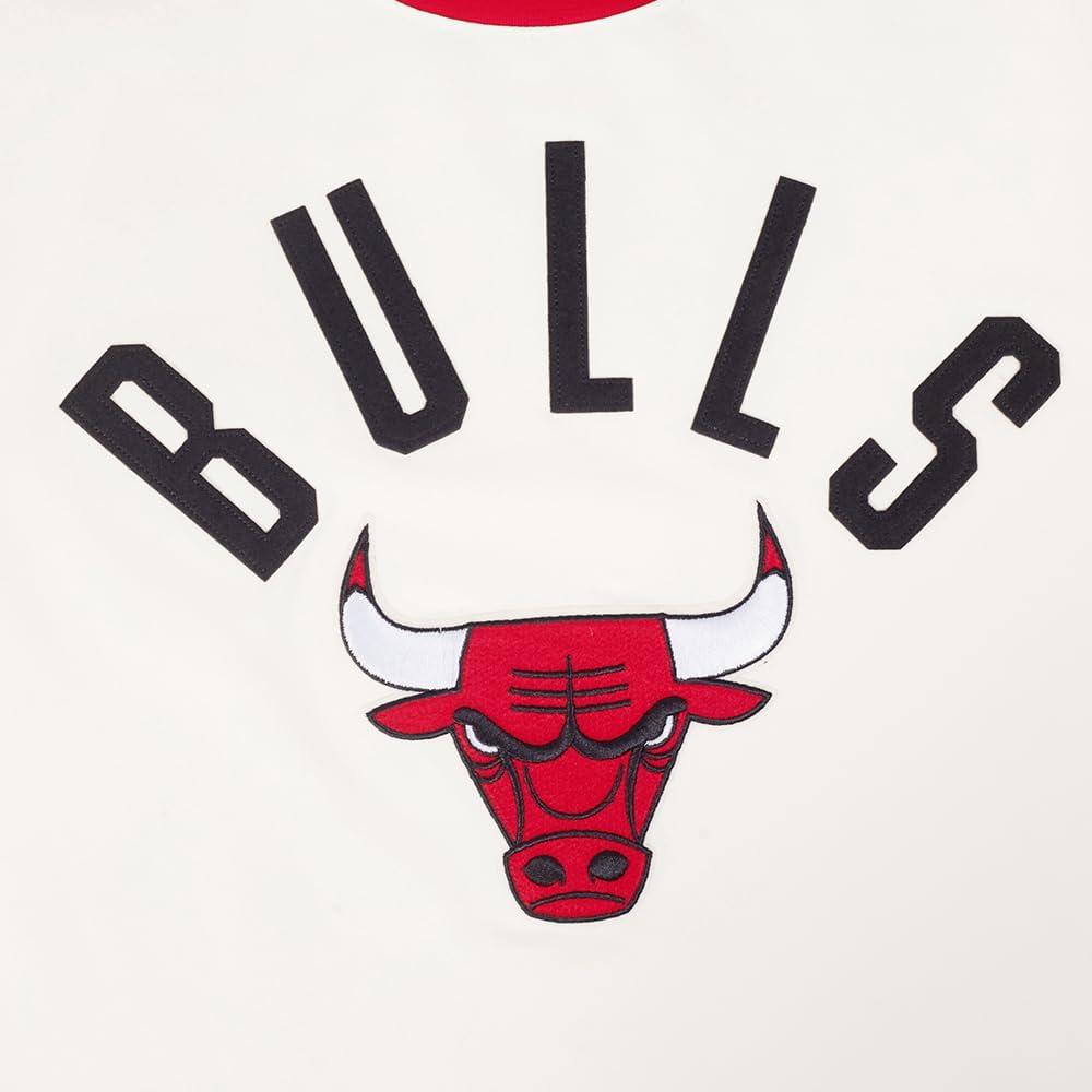 imagePro Standard NBA Mens Mens NBA Modern Originals Cotton Short Sleeve TeeEggshell Red