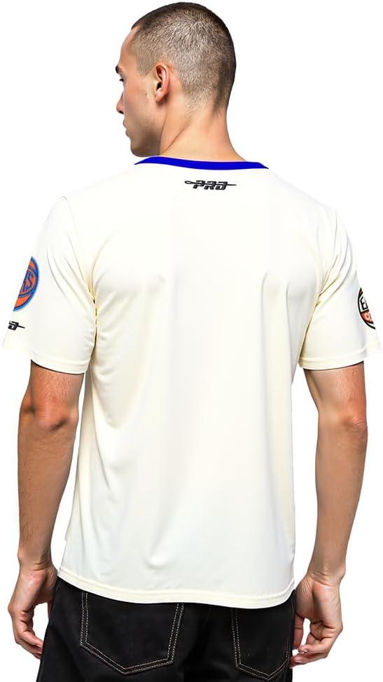 imagePro Standard NBA Mens Mens NBA Modern Originals Cotton Short Sleeve TeeEggshellRoyal Blue