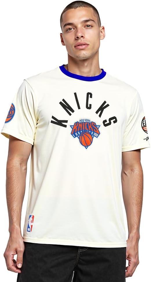 imagePro Standard NBA Mens Mens NBA Modern Originals Cotton Short Sleeve TeeEggshellRoyal Blue