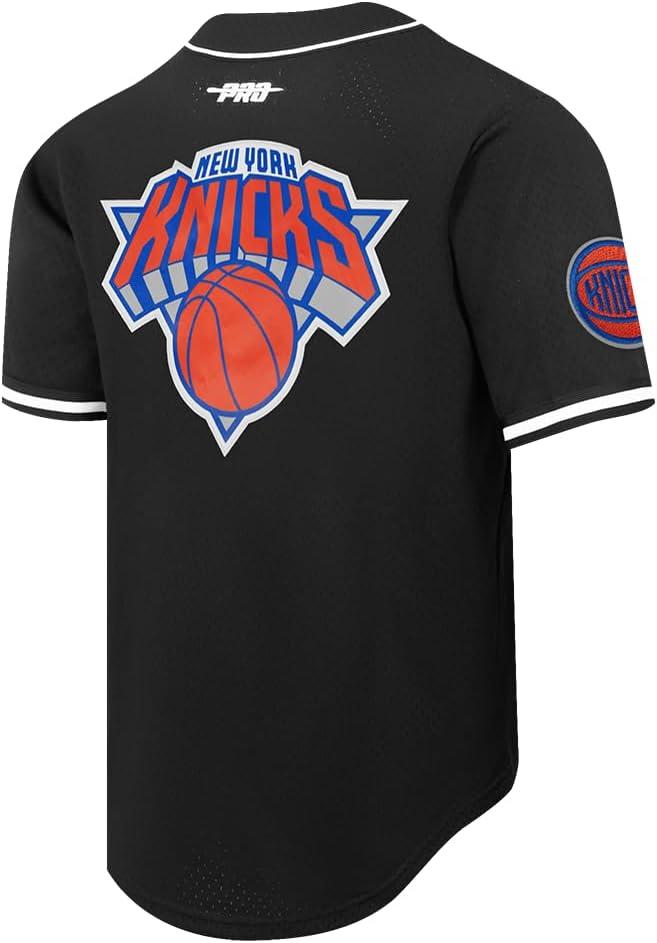 imagePro Standard NBA Mens Mens NBA New York Knicks Classic Player Mesh Down TopBlack