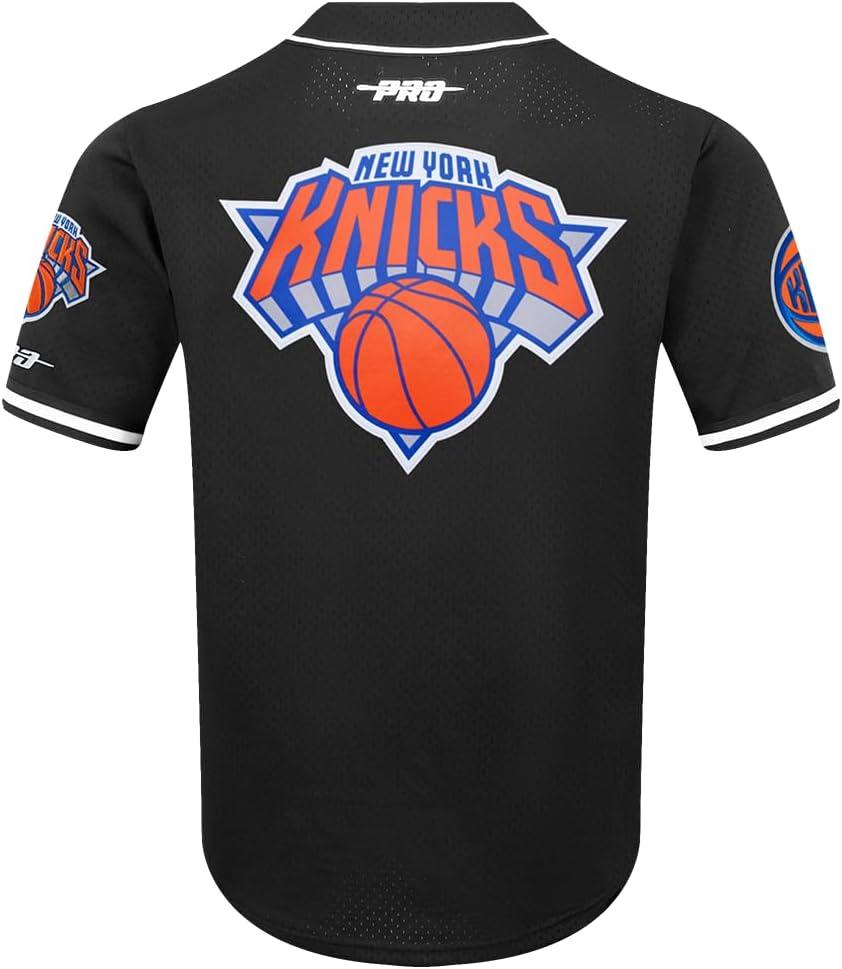 imagePro Standard NBA Mens Mens NBA New York Knicks Classic Player Mesh Down TopBlack