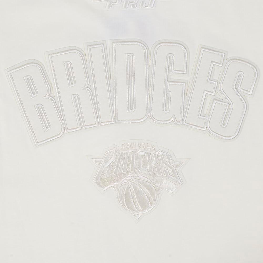 imagePro Standard NBA Mens Mens NBA New York Knicks Neutrals Player Cotton Short Sleeve TeeEggshell