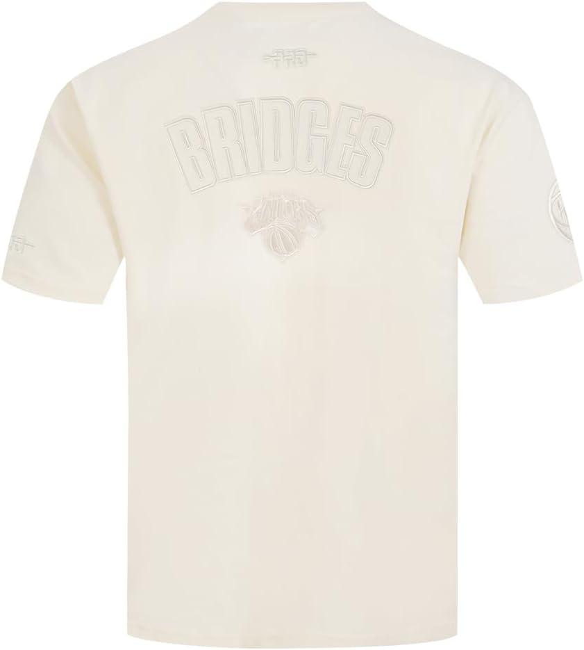 imagePro Standard NBA Mens Mens NBA New York Knicks Neutrals Player Cotton Short Sleeve TeeEggshell