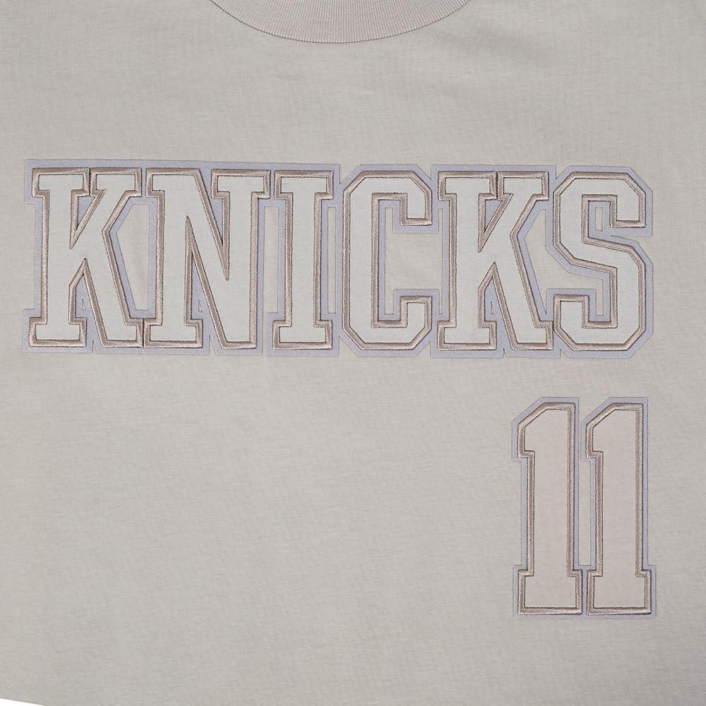 imagePro Standard NBA Mens Mens NBA New York Knicks Neutrals Player Cotton Short Sleeve TeeTaupe