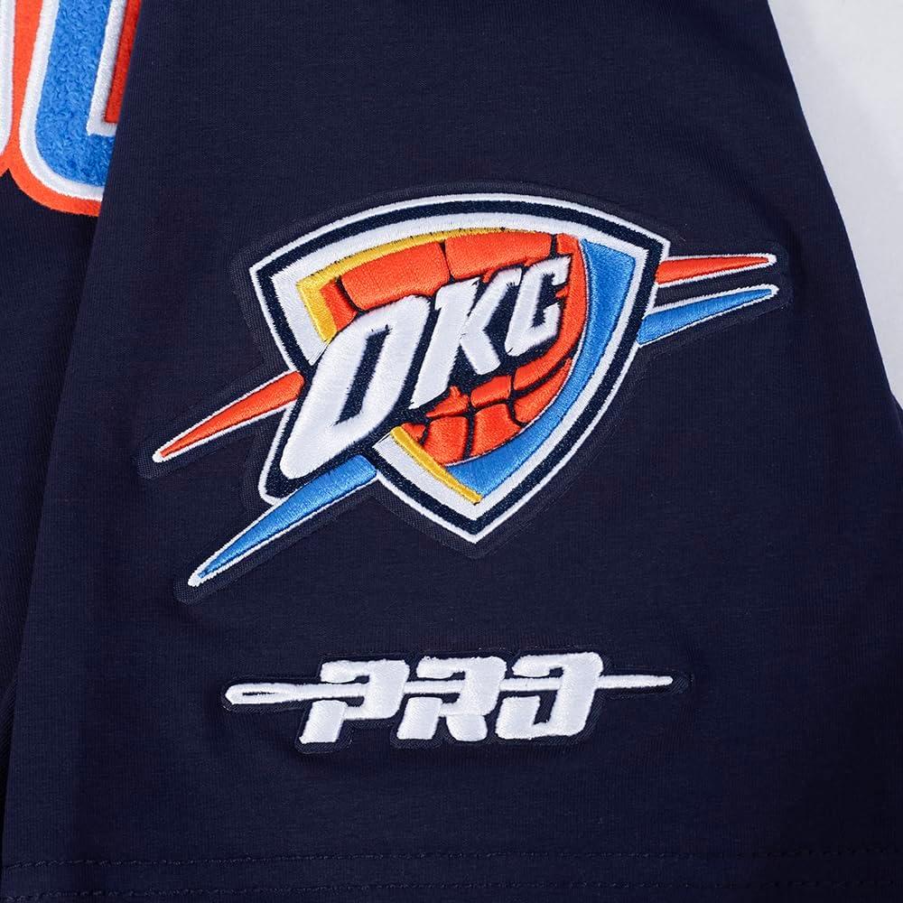 imagePro Standard NBA Mens Mens NBA Oklahoma City Thunder Classic Player Cotton Short Sleeve TeeMidnight Navy