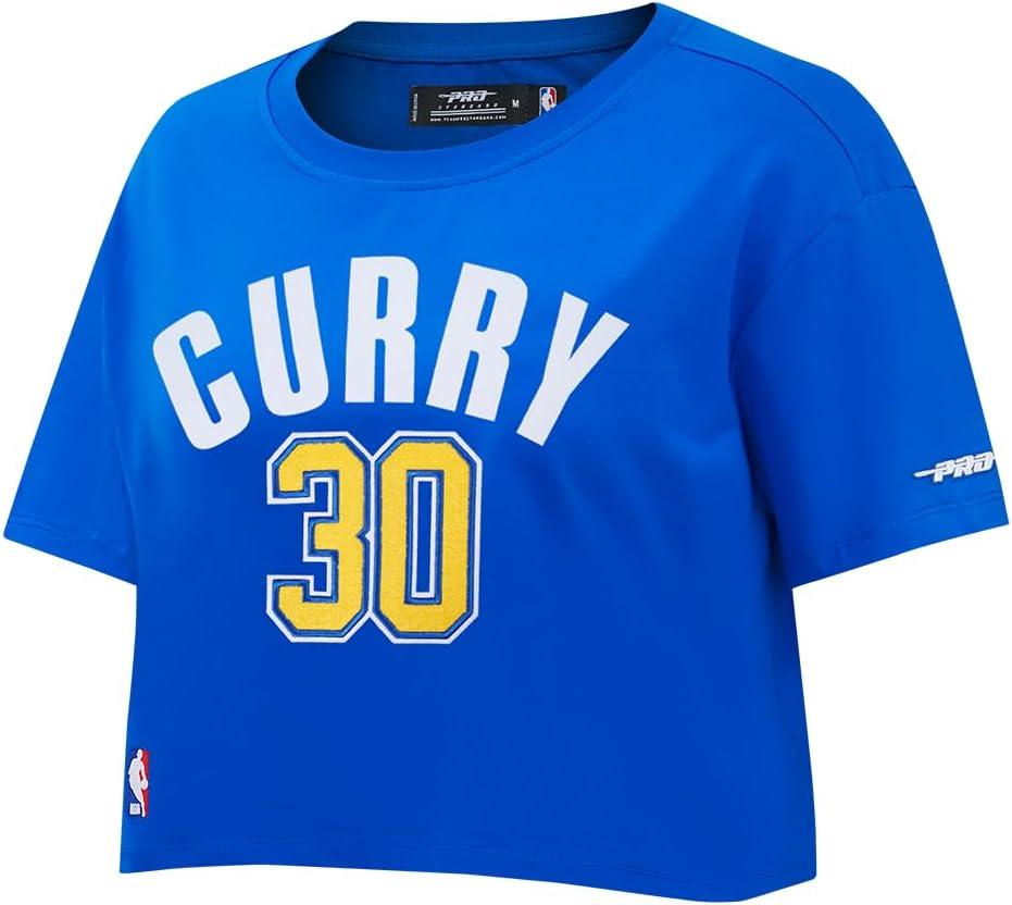 imagePro Standard NBA Womens Womens NBA Golden State Warriors Classic Player Cotton Short Sleeve Boxy TeeTeam Color