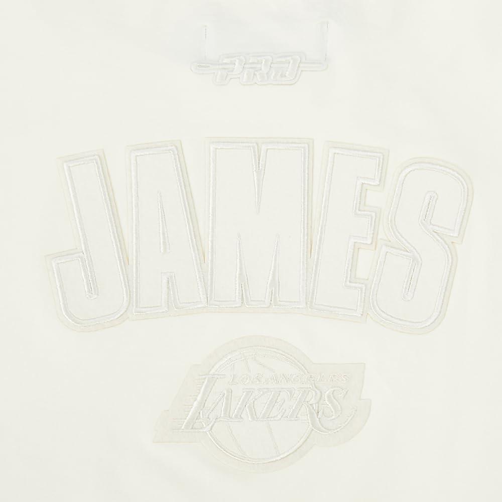 imagePro Standard NBA Womens Womens NBA Los Angeles Lakers Neutrals Player Short Sleeve Boxy TeeEggshell