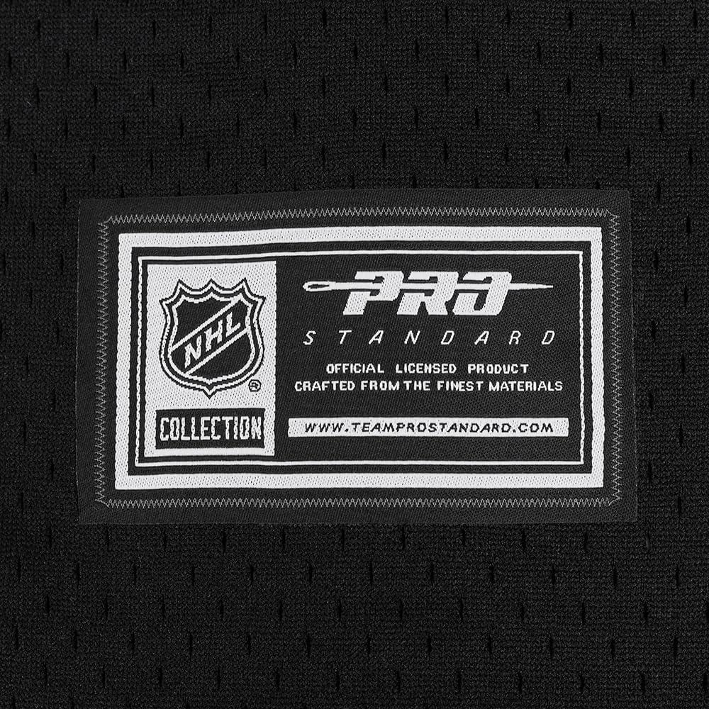 imagePro Standard NHL Mens Mens NHL Mesh Button Down TopBlackYellow