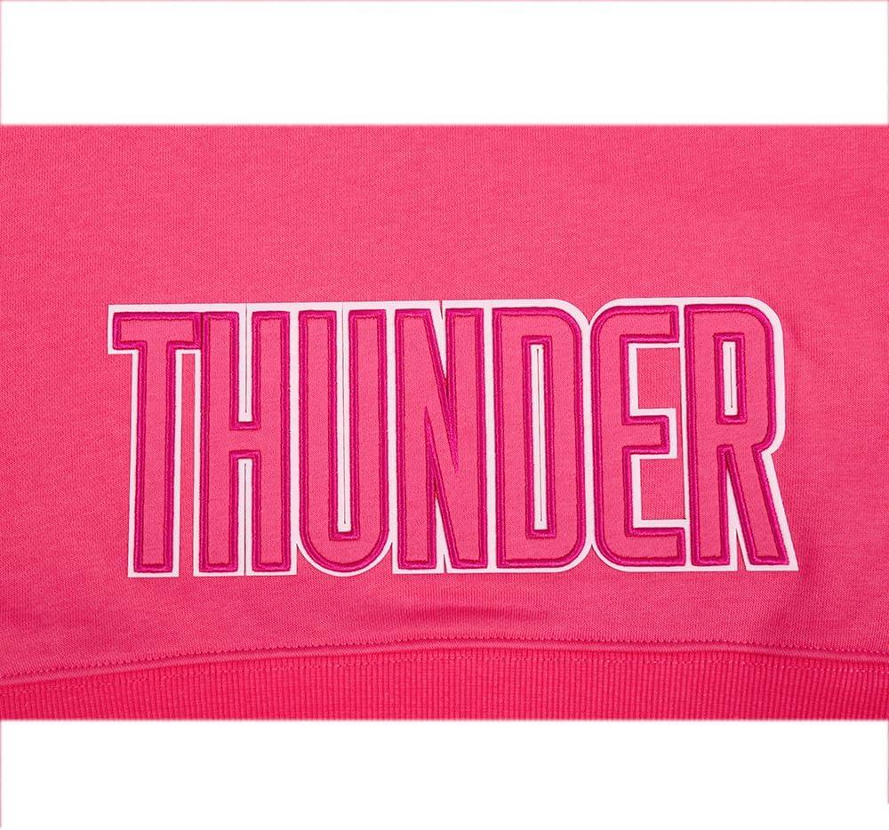 imagePro Standard Womens NBA Classic Triple Pink Cropped Pullover HoodieBeetroot Purple