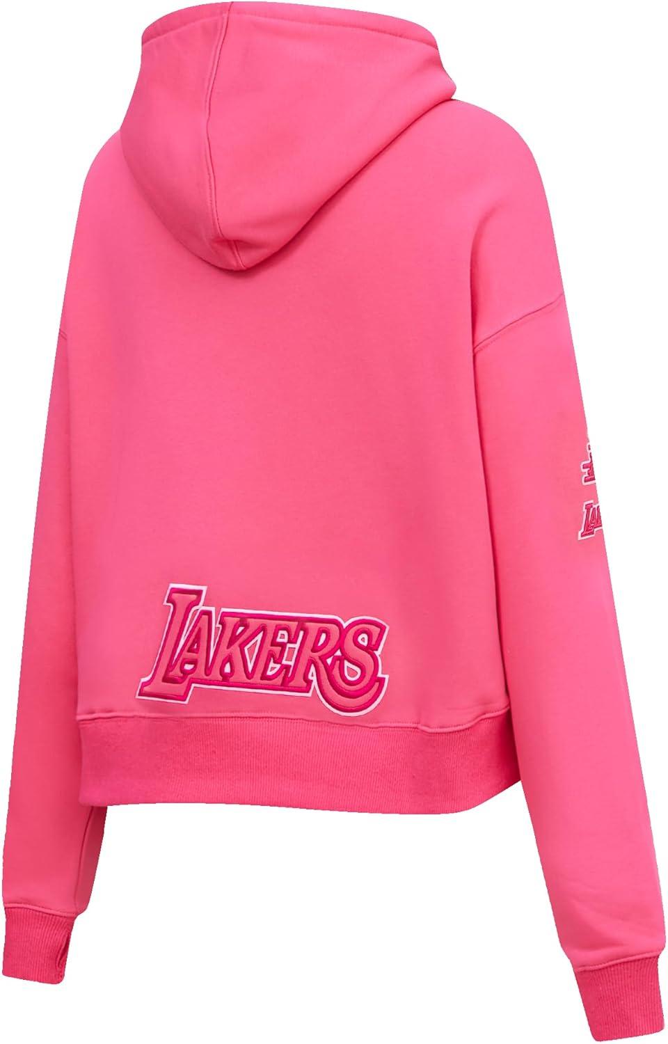 imagePro Standard Womens NBA Classic Triple Pink Cropped Pullover HoodieBeetroot Purple