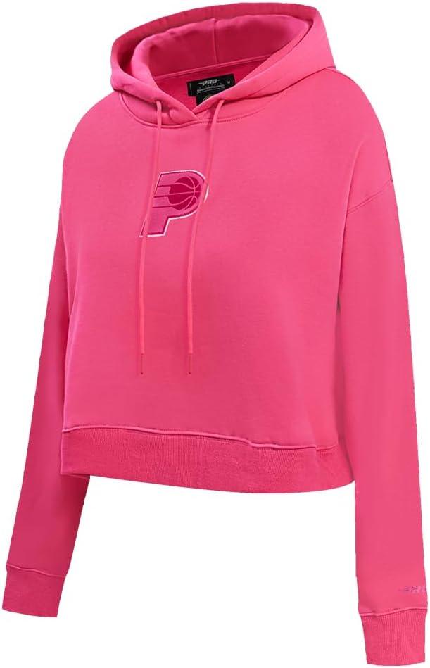 imagePro Standard Womens NBA Classic Triple Pink Cropped Pullover HoodieBeetroot Purple