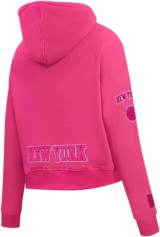 imagePro Standard Womens NBA Classic Triple Pink Cropped Pullover HoodieBeetroot Purple
