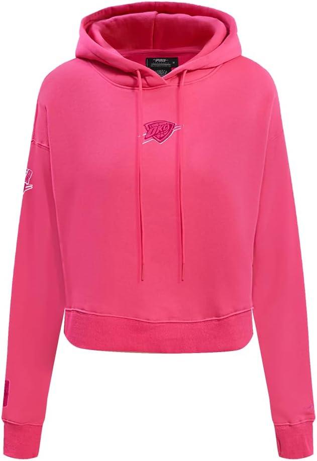 imagePro Standard Womens NBA Classic Triple Pink Cropped Pullover HoodieBeetroot Purple