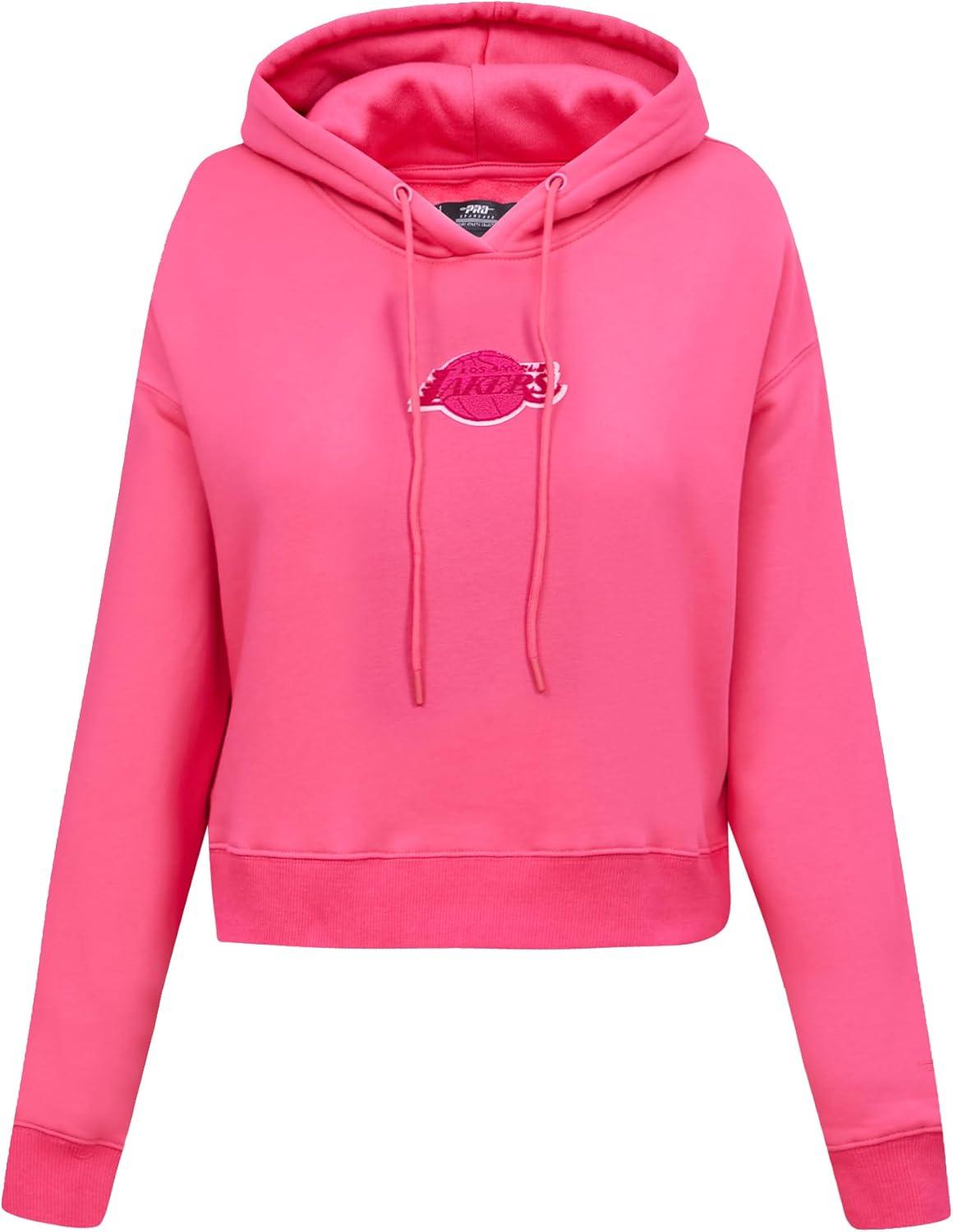 imagePro Standard Womens NBA Classic Triple Pink Cropped Pullover HoodieBeetroot Purple