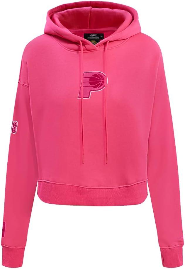 imagePro Standard Womens NBA Classic Triple Pink Cropped Pullover HoodieBeetroot Purple
