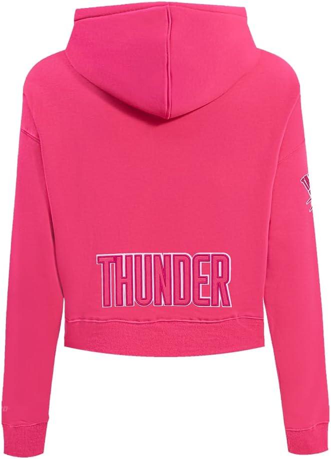 imagePro Standard Womens NBA Classic Triple Pink Cropped Pullover HoodieBeetroot Purple