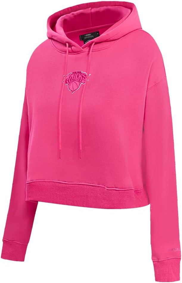 imagePro Standard Womens NBA Classic Triple Pink Cropped Pullover HoodieBeetroot Purple