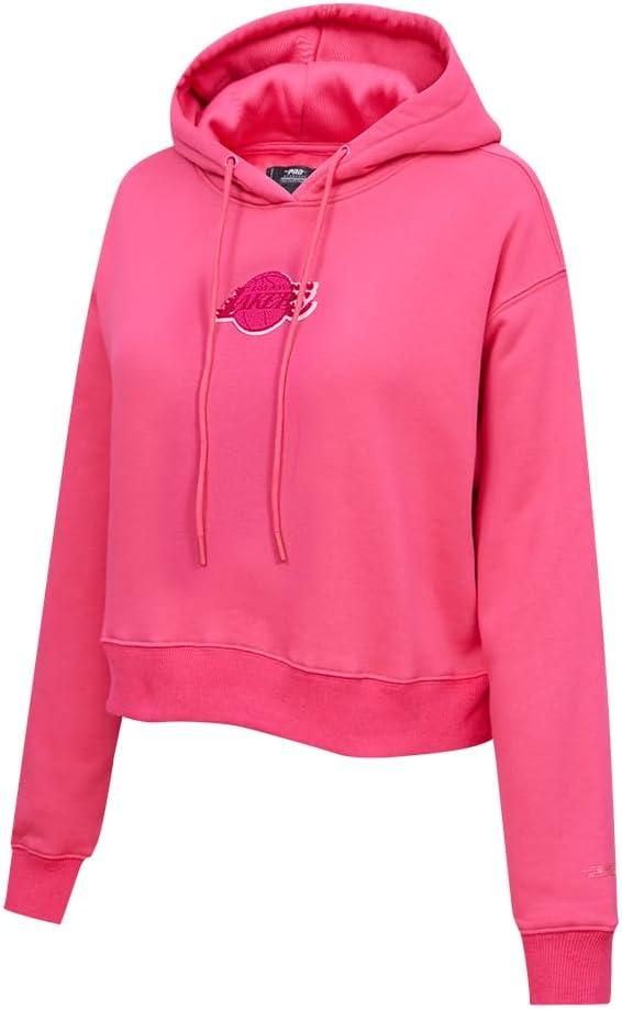 imagePro Standard Womens NBA Classic Triple Pink Cropped Pullover HoodieBeetroot Purple