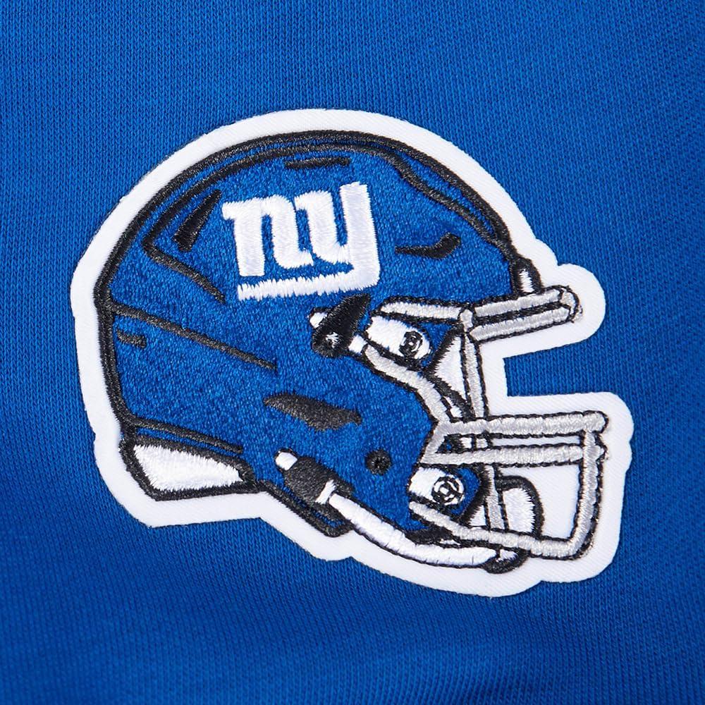 imagePro Standard Womens NFL Classic Chenille Brushed Back French Terry Pull Over HoodieDodger Blue