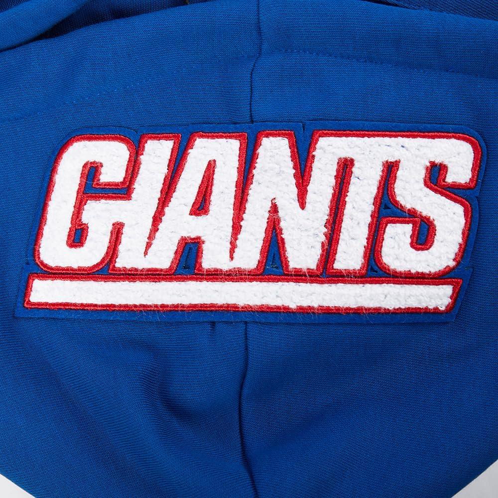 imagePro Standard Womens NFL Classic Chenille Brushed Back French Terry Pull Over HoodieDodger Blue