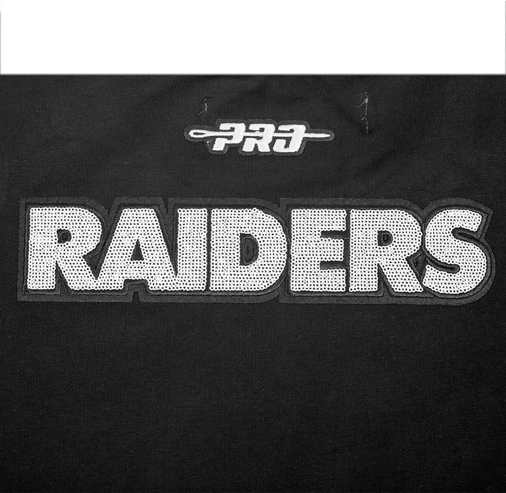 imagePro Standard Womens NFL Game Day Classics Short Sleeve Slim TeeBlack