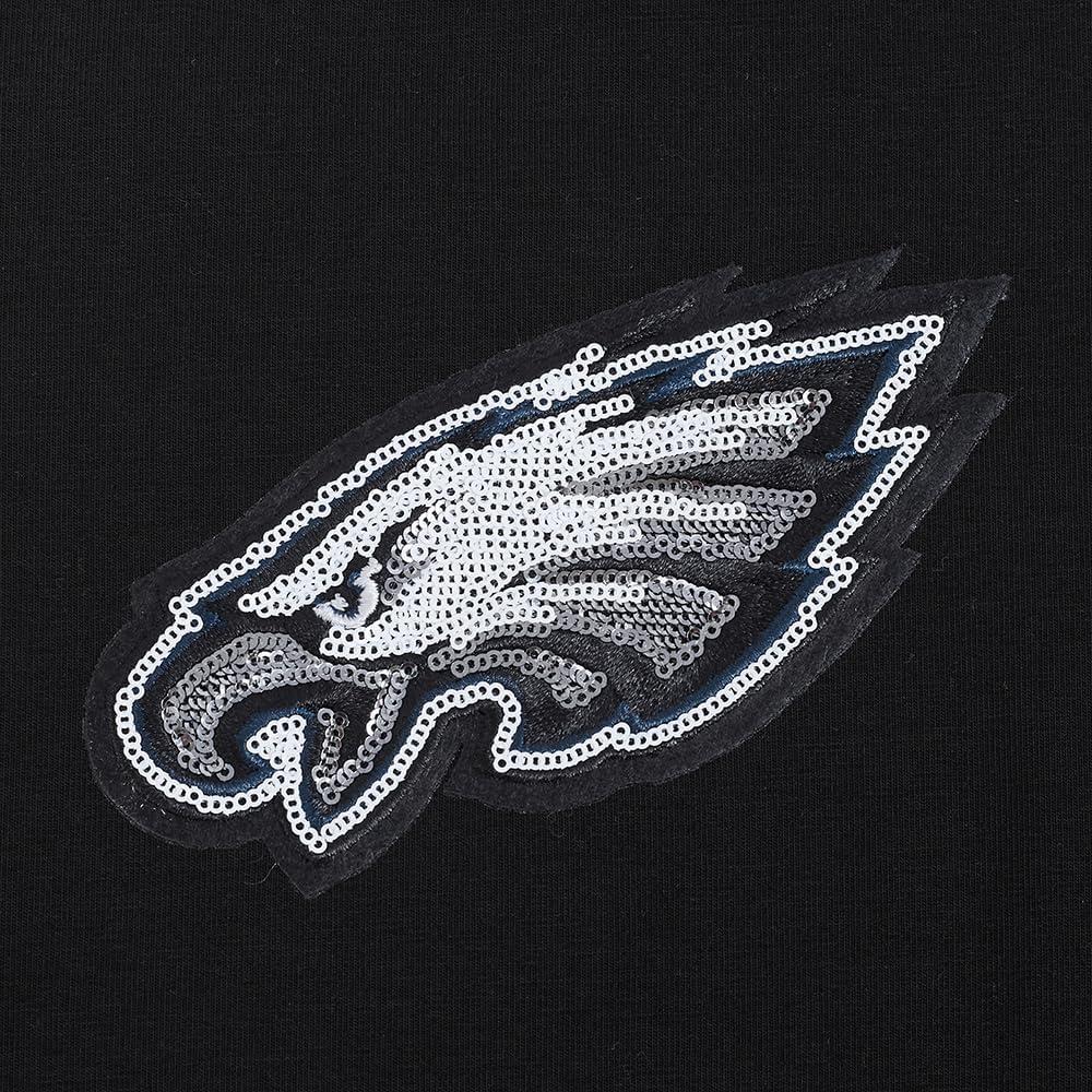 imagePro Standard Womens NFL Game Day Classics Short Sleeve Slim TeeBlack