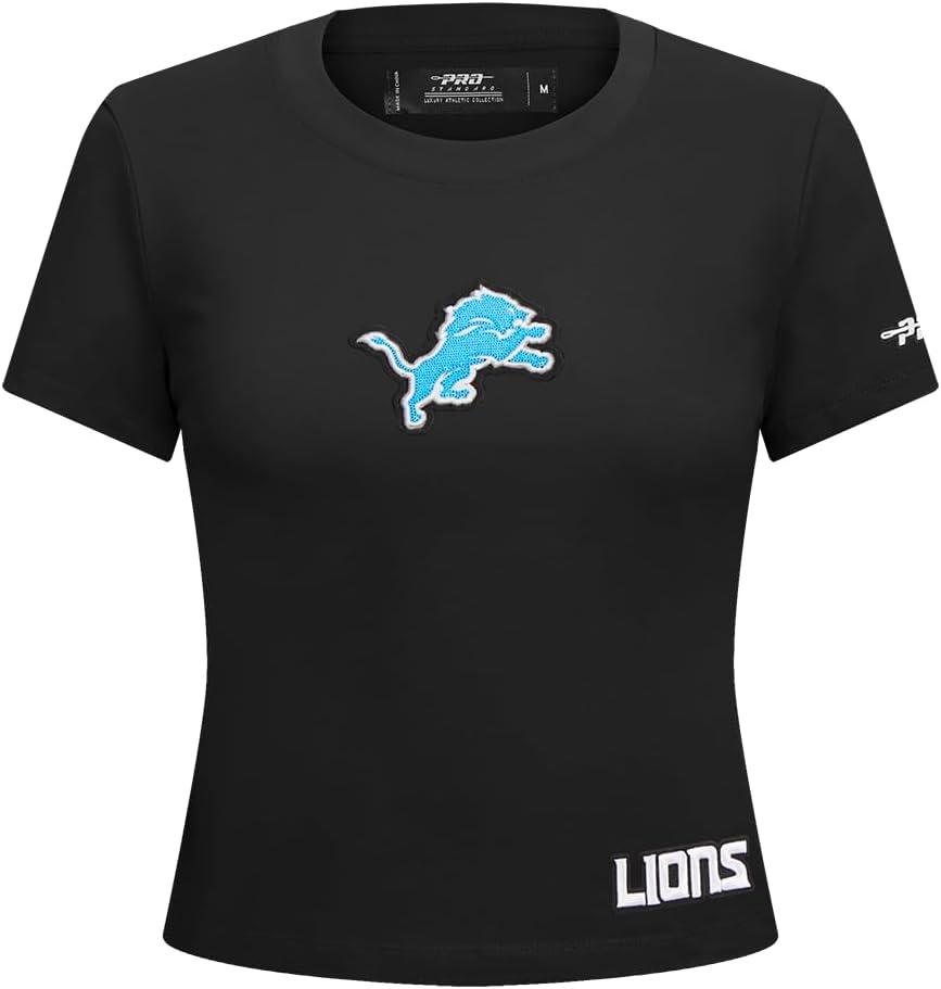imagePro Standard Womens NFL Game Day Classics Short Sleeve Slim TeeBlack