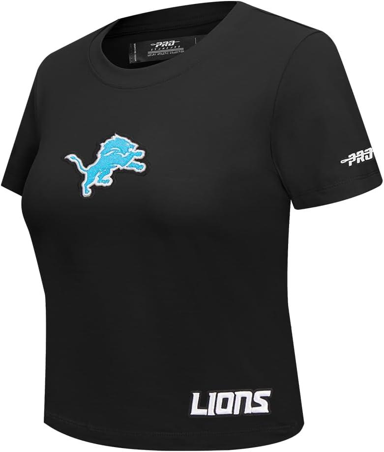 imagePro Standard Womens NFL Game Day Classics Short Sleeve Slim TeeBlack