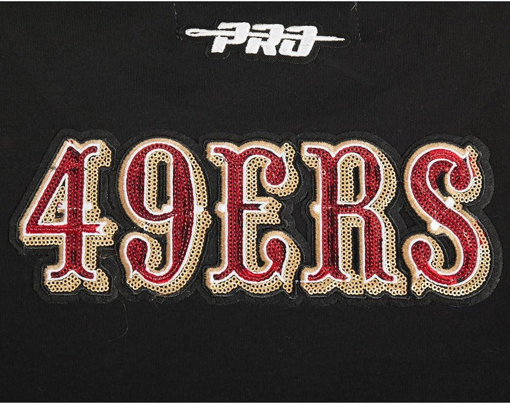 imagePro Standard Womens NFL Game Day Classics Short Sleeve Slim TeeBlack