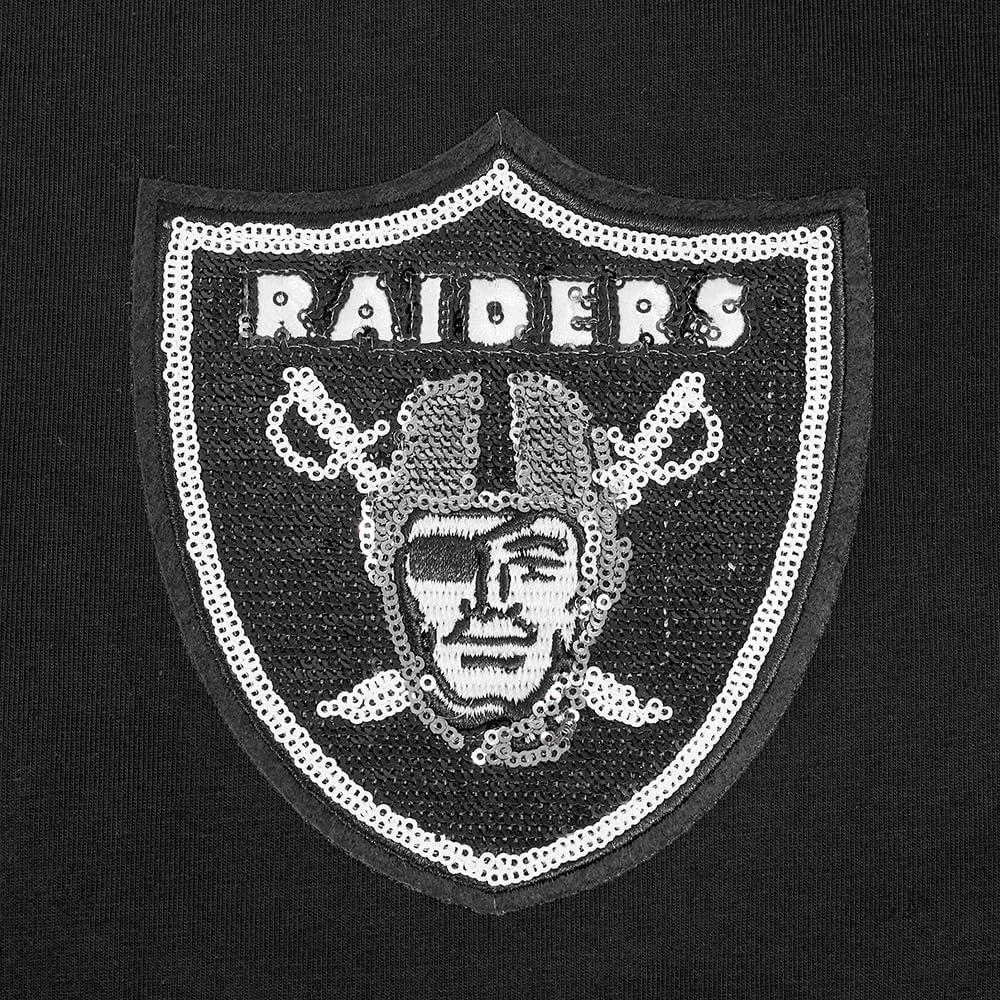 imagePro Standard Womens NFL Game Day Classics Short Sleeve Slim TeeBlack