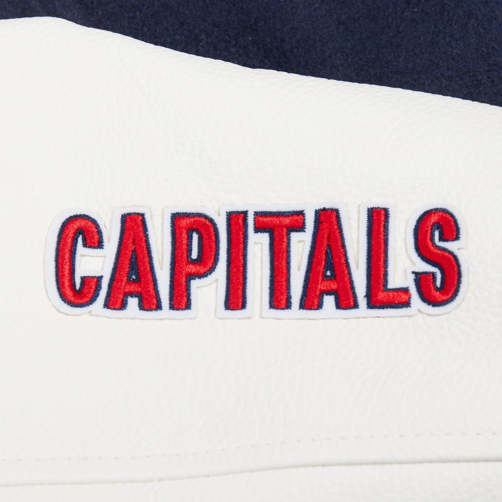 imagePro Standard Womens NHL Classic Chenille Varsity JacketMidnight NavyWhite