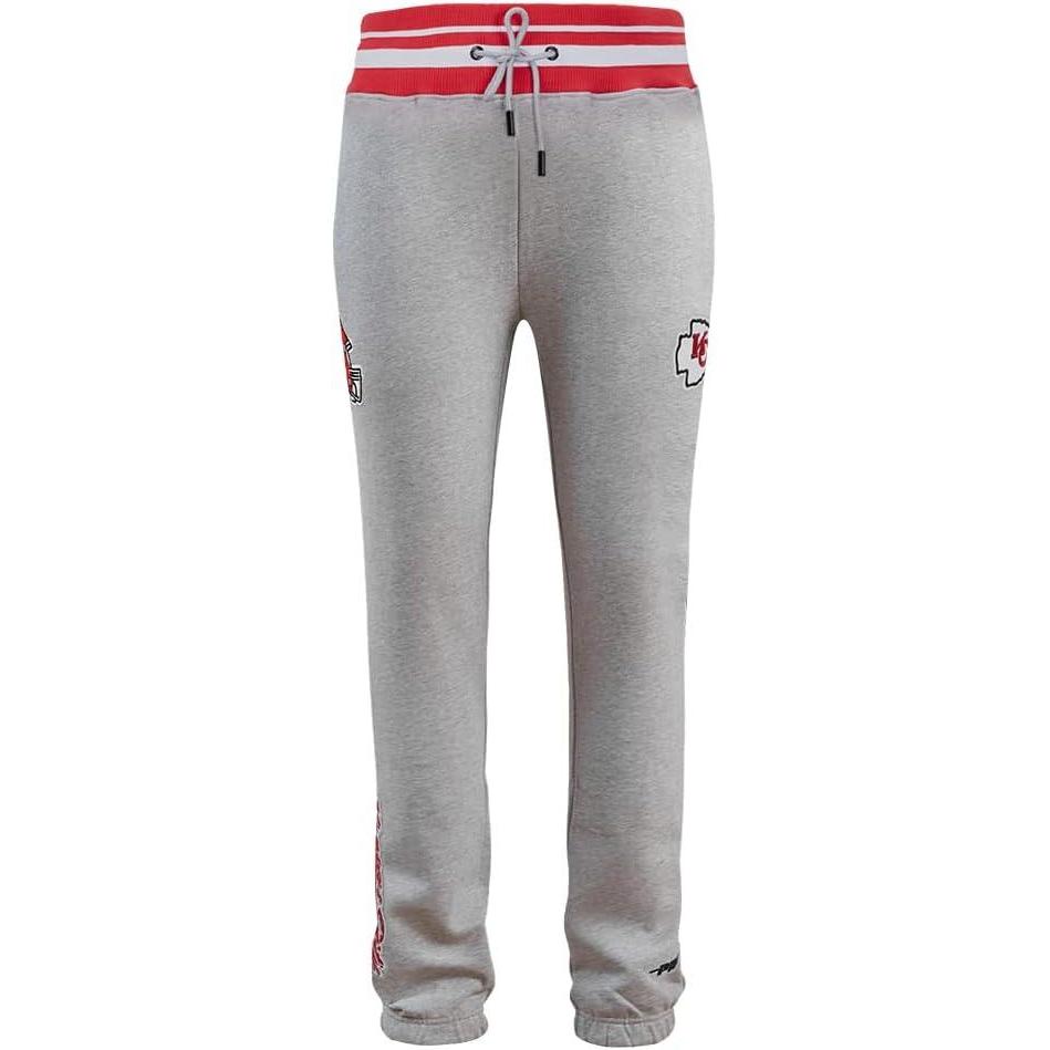 imagePro Standard Mens NFL Script Tail SweatpantHeather GrayRed