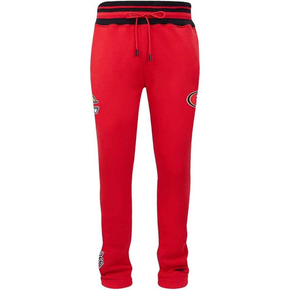 imagePro Standard Mens NFL Script Tail SweatpantRedBlack