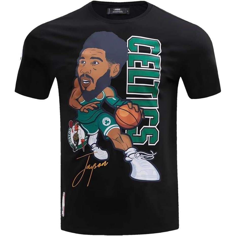 imagePro Standard NBA Mens Mens NBA Boston Celtics Remix Avatar Cotton Short Sleeve TeeBlack