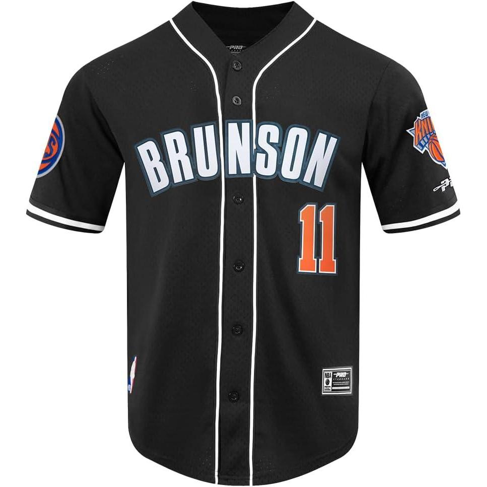 imagePro Standard NBA Mens Mens NBA New York Knicks Classic Player Mesh Down TopBlack