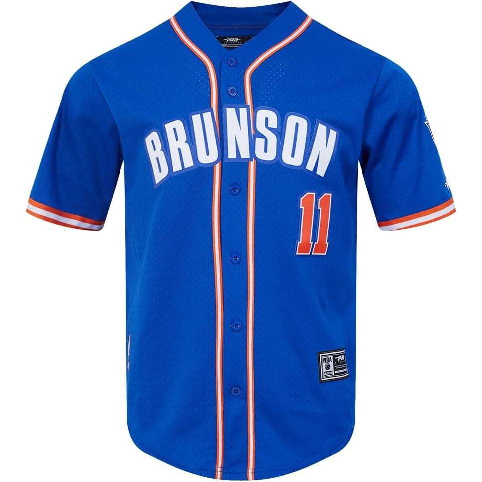 imagePro Standard NBA Mens Mens NBA New York Knicks Classic Player Mesh Down TopTeam Color