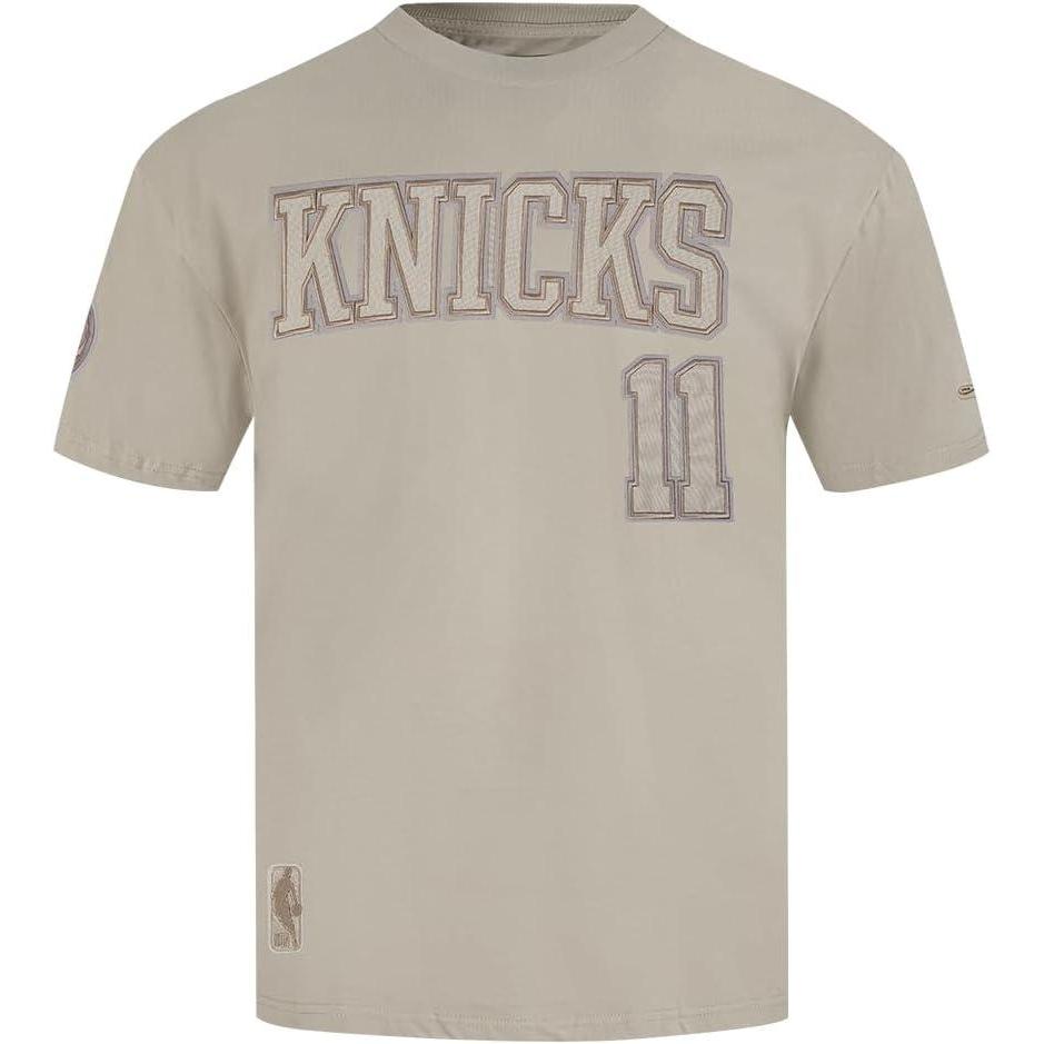 imagePro Standard NBA Mens Mens NBA New York Knicks Neutrals Player Cotton Short Sleeve TeeTaupe
