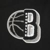 Pro Standard Womens NBA Mash Up Cropped Pullover Hoodie(Black/Gray)