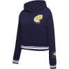 Pro Standard Womens NBA Mash Up Cropped Pullover Hoodie(Midnight Navy)