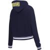 Pro Standard Womens NBA Mash Up Cropped Pullover Hoodie(Midnight Navy)