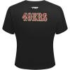 Pro Standard Womens NFL Game Day Classics Short Sleeve Slim Tee(Black)