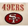 Pro Standard Womens NFL Retro Classics Varsity Jacket(Eggshell/ Red)