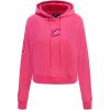 Pro Standard Womens NBA Classic Triple Pink Cropped Pullover Hoodie(Beetroot Purple)