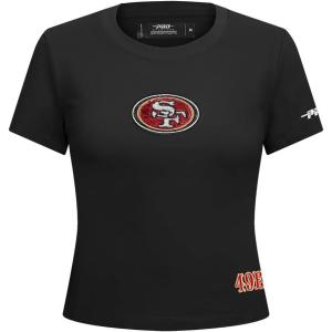 Pro Standard Womens NFL Game Day Classics Short Sleeve Slim Tee(Black)