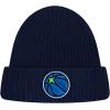 Pro Standard NBA Minnesota Timberwolves Modern Originals Heavyweight Knit Beanie Unlined Cuffed Midnight Navy Os